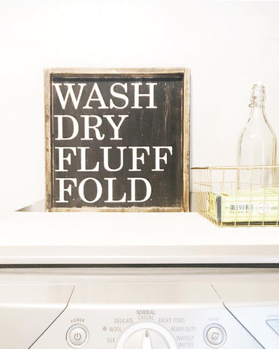 Wash Dry Fluff Fold