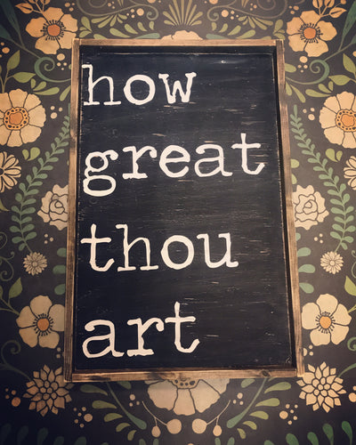 How Great Thou Art