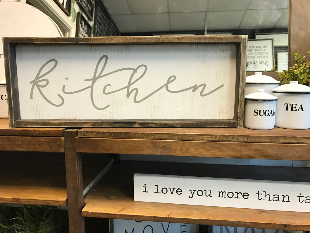 Kitchen - Cursive